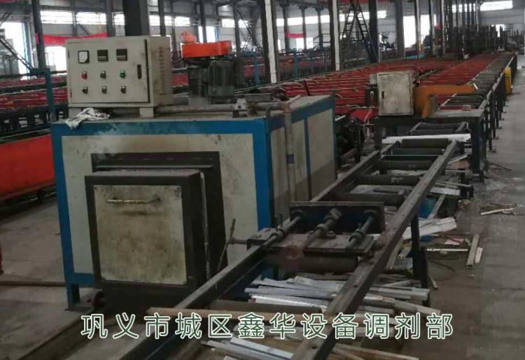 铝型材挤压机660吨,全套设备,含挤压机主机,冷床6米*25米,牵引机,模具