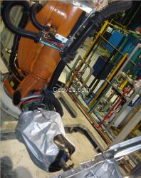 机器人耐高温防护衣,焊接机器人防护衣