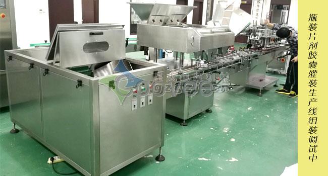 多功能片剂数粒灌装生产线-全自动胶囊灌装旋