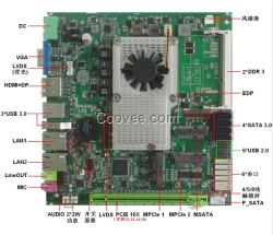 双Intel网卡工业主板I5工控主板