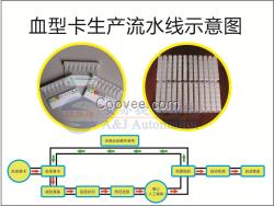 智能化血型卡生产流水线自动化血型卡生产设