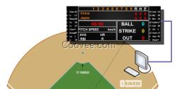 棒球比赛计时记分系统