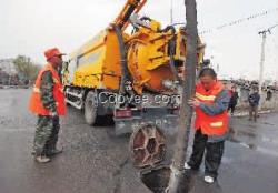 河北香河高压车管道清洗 生化池清底