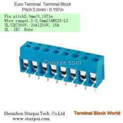 欧式接线端子间距5.08mm