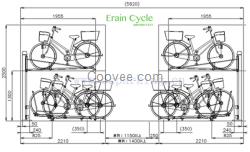 双层自行车停车架价格  双层自行车架厂家