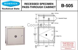 Bobrick B-505保必丽入墙式储物柜
