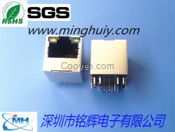 180度带滤波器RJ45插座 MHBJ-8114-YGNL