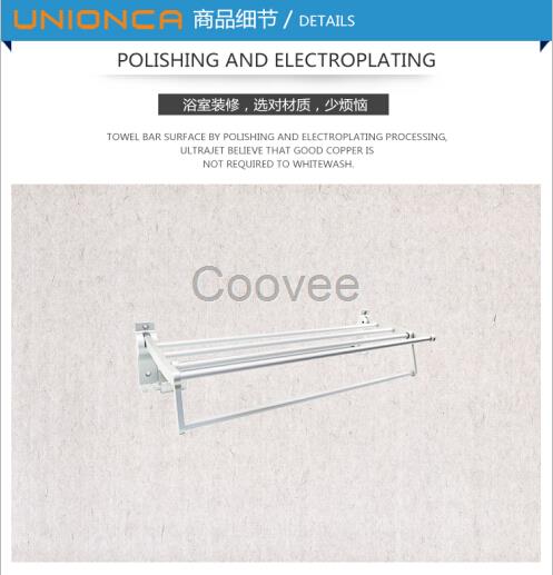 太空铝卫浴毛巾架丨浴室活动浴巾架生产厂家