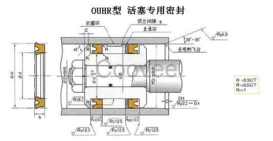 OUHR系列活塞专用密封圈