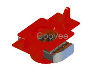 槽钢锁扣弹簧螺母管束扣垫抗震螺杆