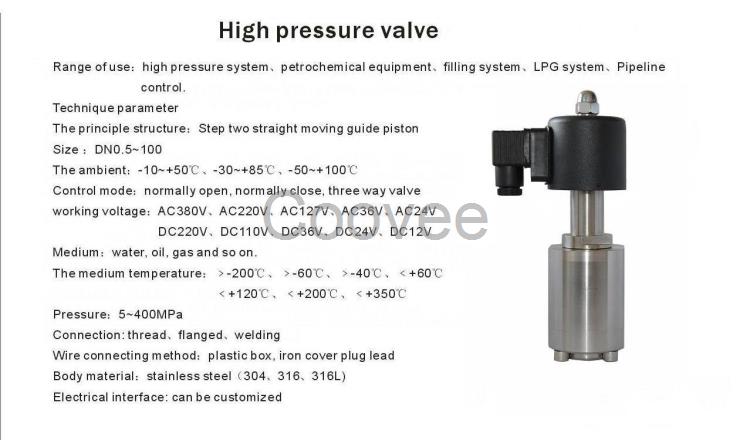 低温高压电磁阀-德国低温电磁阀-德国高压电磁阀