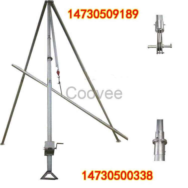 四川15米电线杆人工立杆器框架立杆机