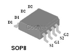 4803MOSFET管sop8双P沟道高功率MOS晶体管