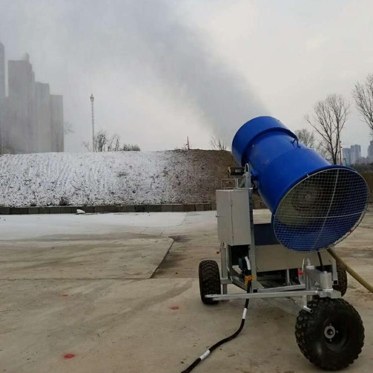 济宁程煤室外大型造雪机飘雪机雪花机零度制冷造雪机