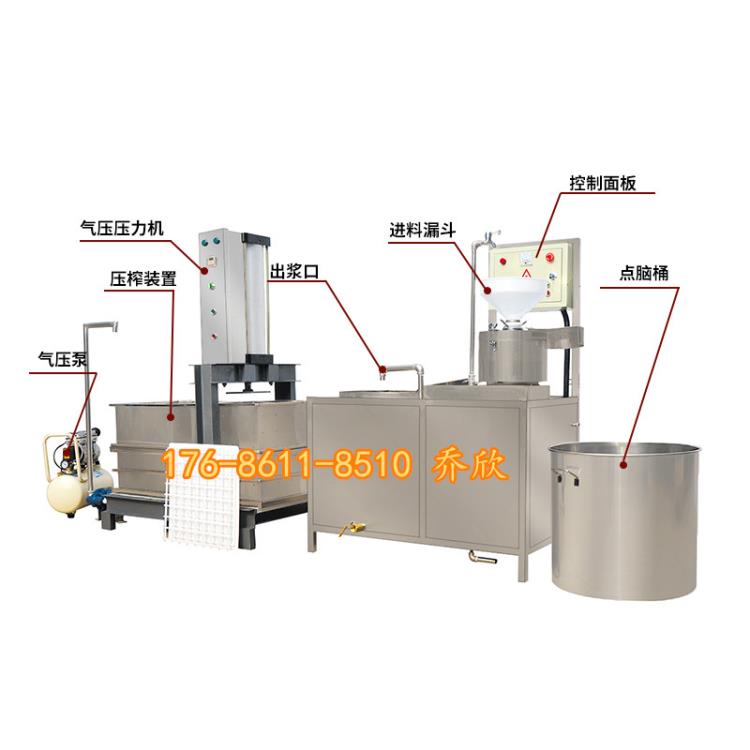 山东盛隆家用中型新款自动生产五香豆腐干机器