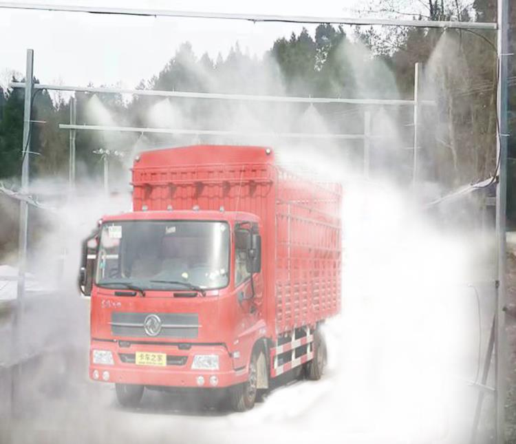 南充驾校模拟雨雾重庆水雾环保科技