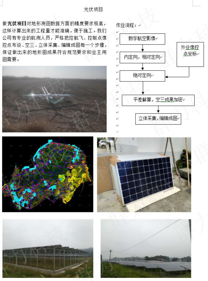 合山市群力承接光伏项目对地形测图数据方面