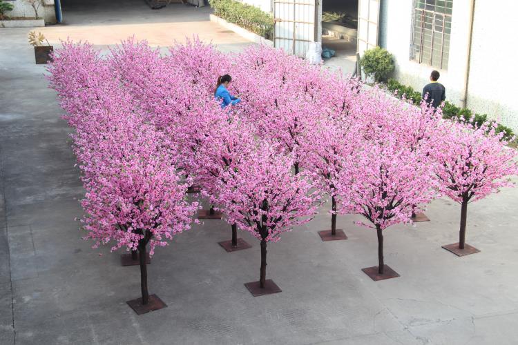 仿真小桃花树晟曼仿真植物