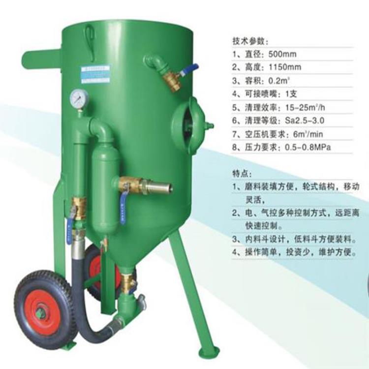 钢结构除锈喷砂机 船舶除锈喷砂机 汽车翻新喷砂机