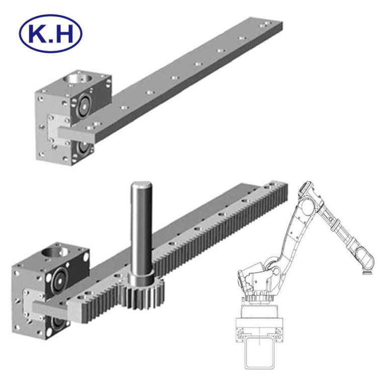 重载荷滚轮箱 直线扁导轨 机器人第七轴行走地轨组件