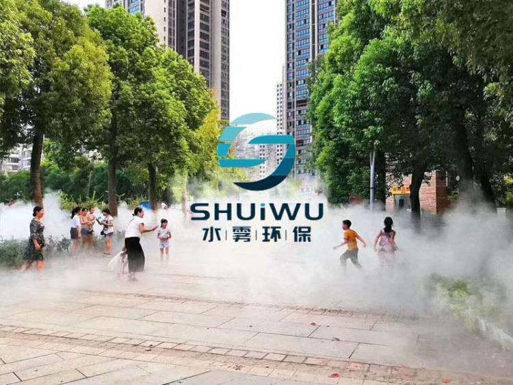 重庆喷雾造景设备英特尔泵高压喷雾不摆了水雾环保科技